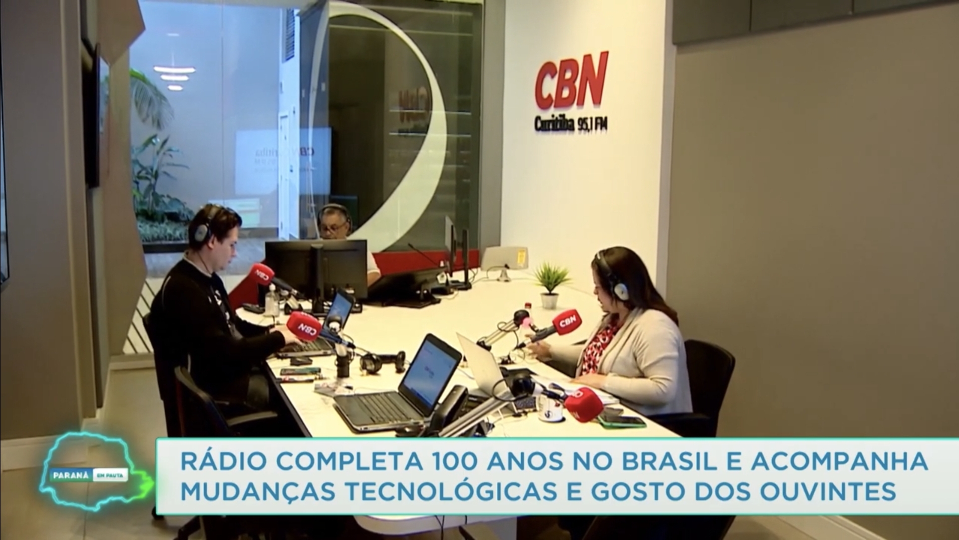 Cbn Curitiba Ilustra Reportagem Da Tv Educativa Do Paraná Sobre Os 100 Anos Do Rádio Cbn 6353