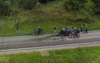 Acidente cm morte interdita Contorno Norte