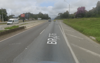 Interdição BR-376 sentido São José dos Pinhais