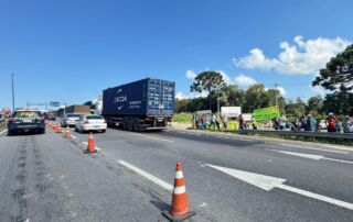 Protesto moradores BR-277