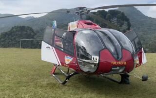 Mulher resgata após queda no Morro do Canal