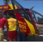 Uma criança de 11 anos se afogou nesta sexta-feira (21) na praia mansa de Caiobá, no litoral do Paraná.