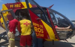 Uma criança de 11 anos se afogou nesta sexta-feira (21) na praia mansa de Caiobá, no litoral do Paraná.